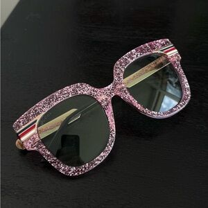 Gucci pink glitter sunglasses